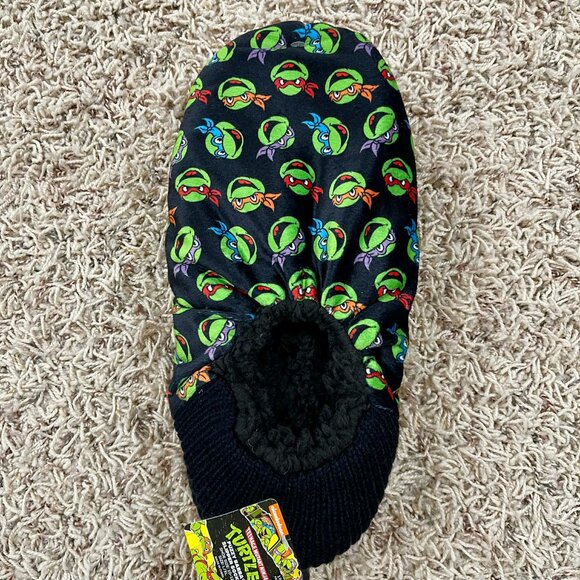 Teenage Mutant Ninja Turtles Fuzzy Babba Slipper Socks 1-Pair Men's L/XL (10-12) - Picture 2 of 9